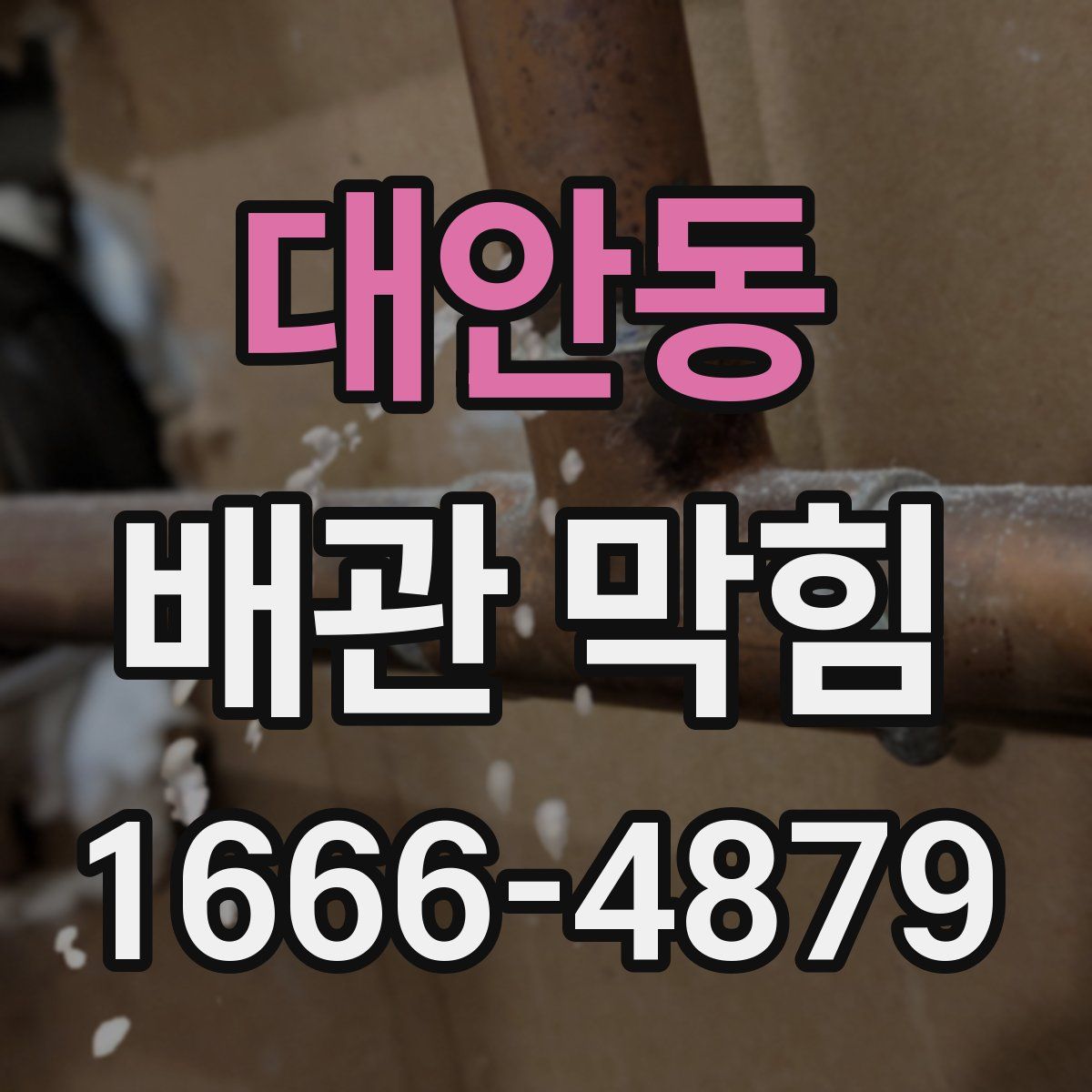 대안동 배관 막힘