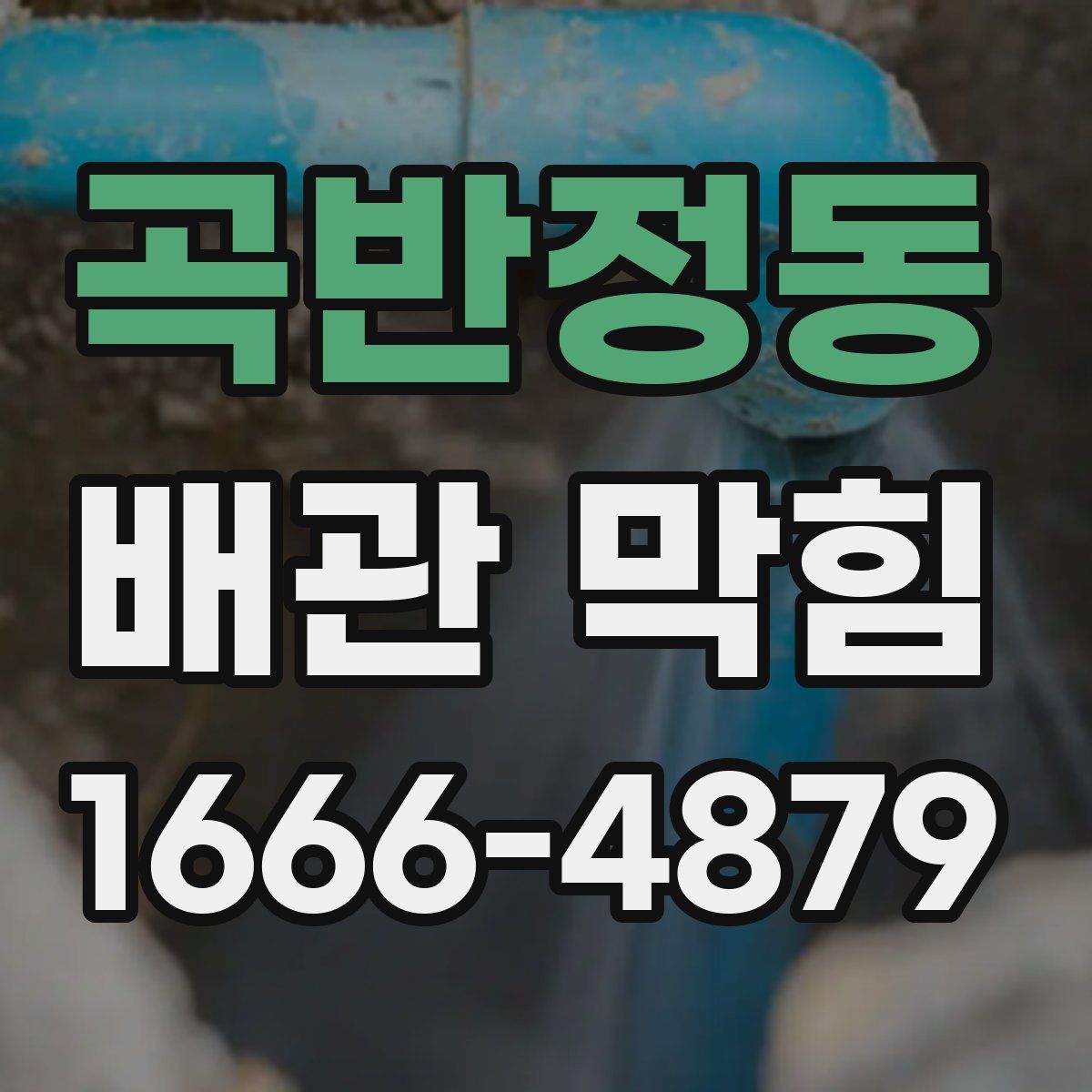 곡반정동 배관 막힘