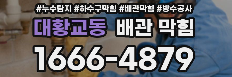 대황교동 배관 막힘