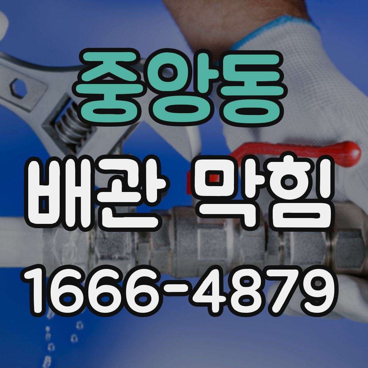 중앙동 배관 막힘