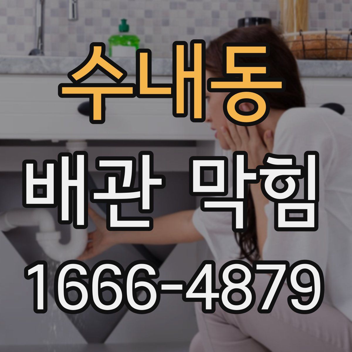 수내동 배관 막힘
