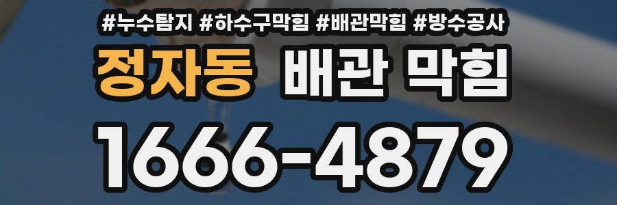 정자동 배관 막힘