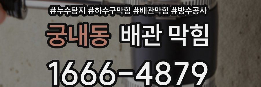 궁내동 배관 막힘