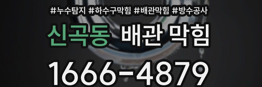 신곡동 배관 막힘