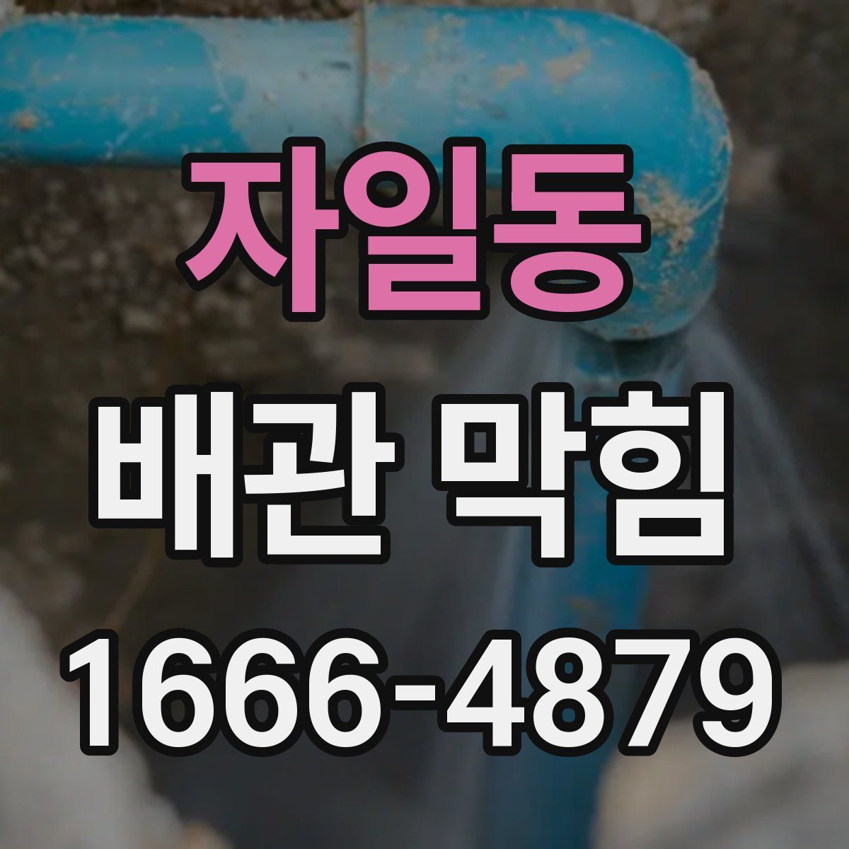자일동 배관 막힘