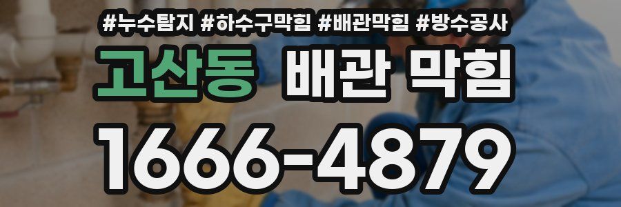 고산동 배관 막힘