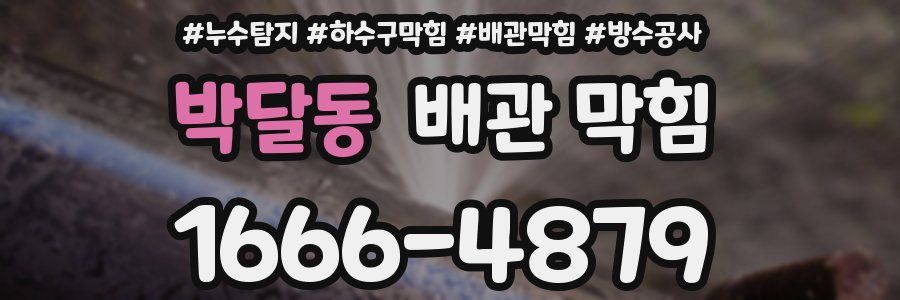 박달동 배관 막힘