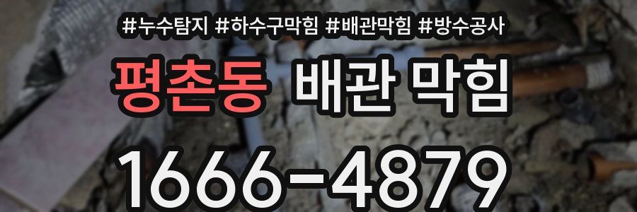 평촌동 배관 막힘
