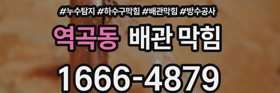 역곡동 배관 막힘