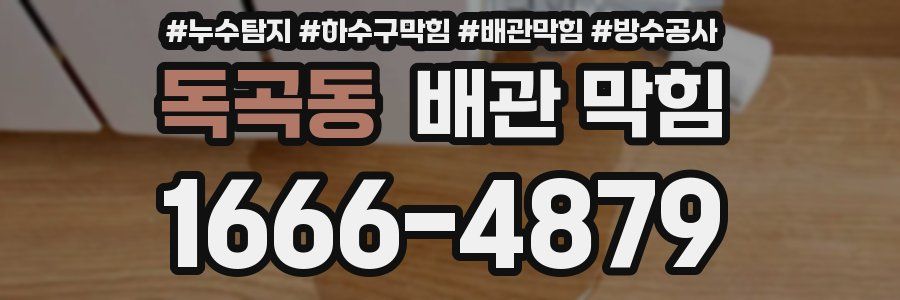 독곡동 배관 막힘