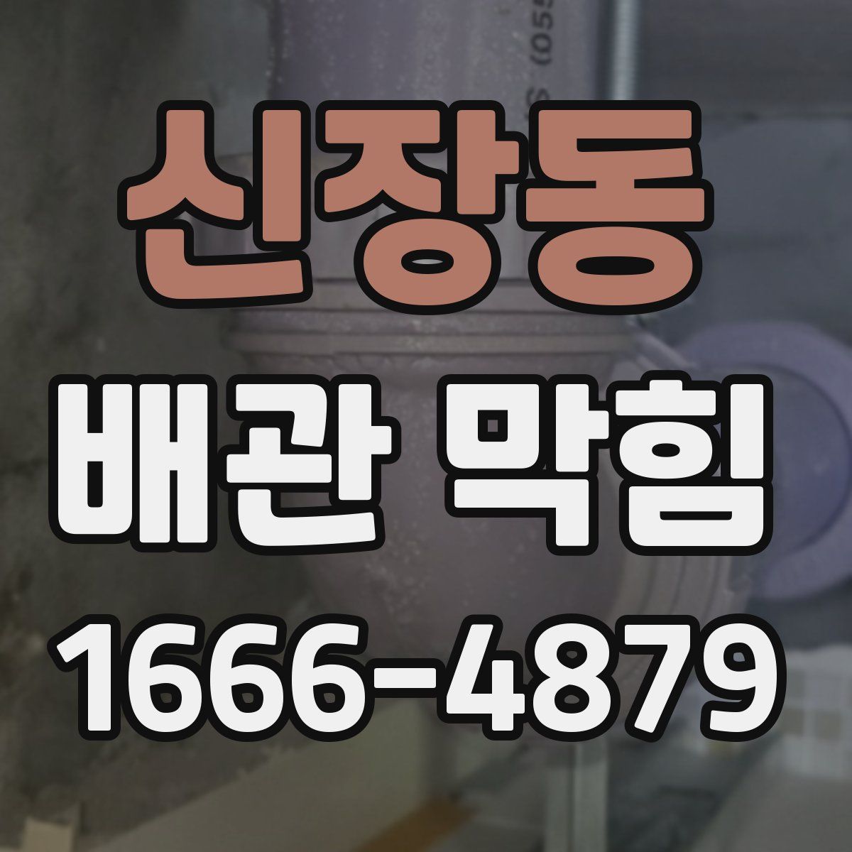 신장동 배관 막힘