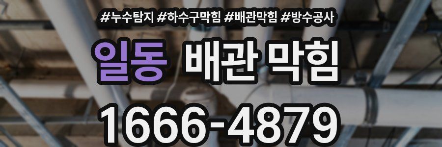 일동 배관 막힘