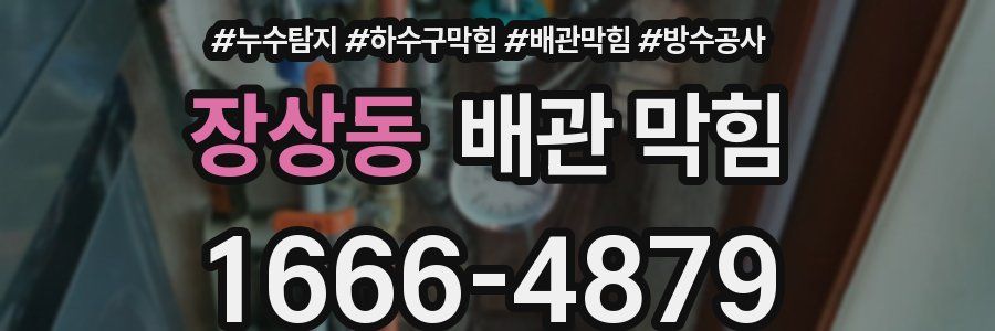 장상동 배관 막힘