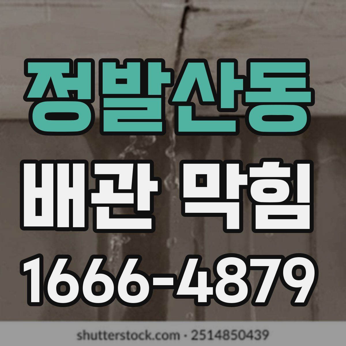 정발산동 배관 막힘