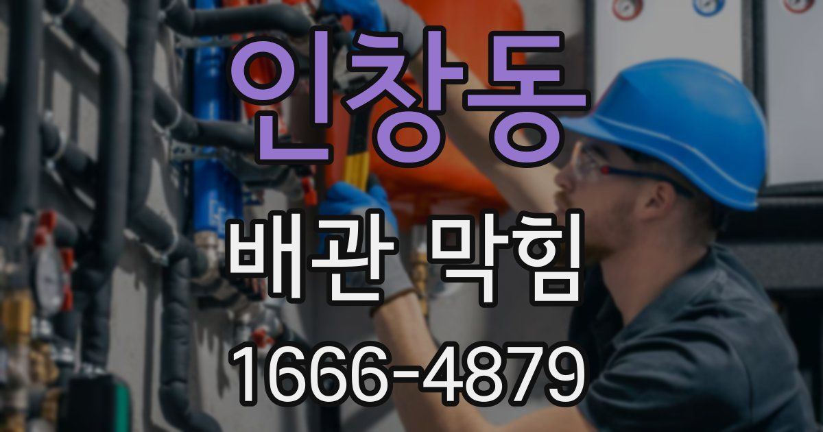 인창동 배관 막힘