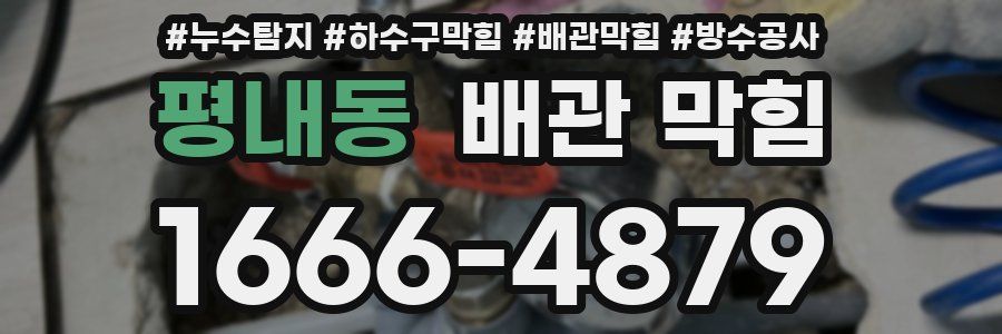 평내동 배관 막힘