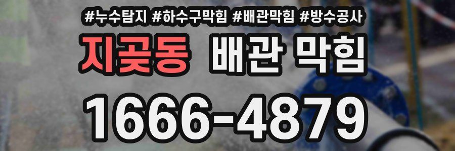 지곶동 배관 막힘