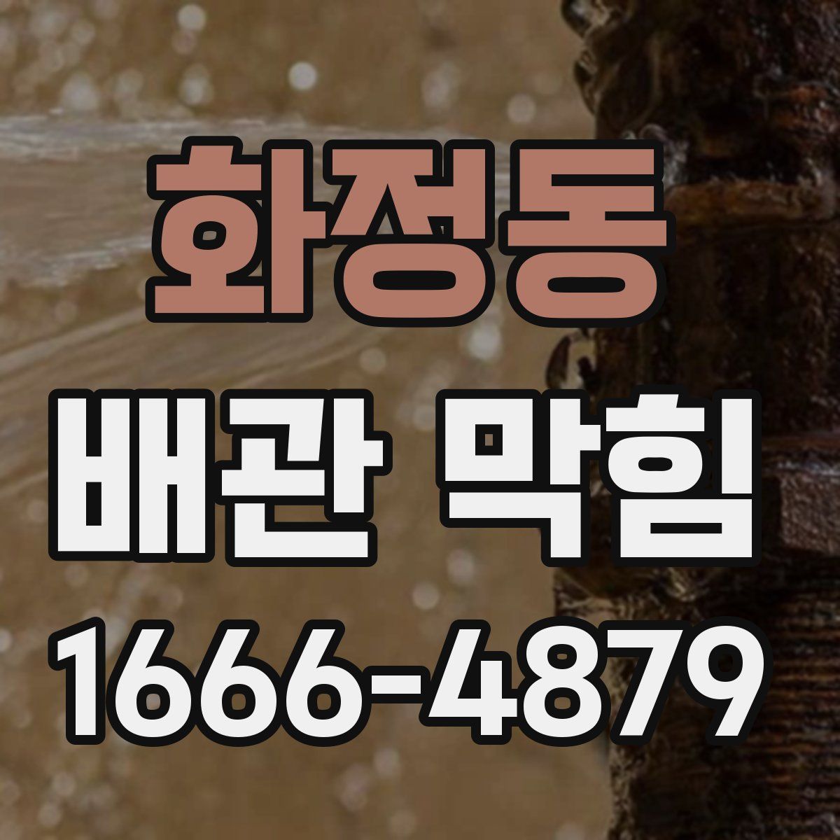 화정동 배관 막힘