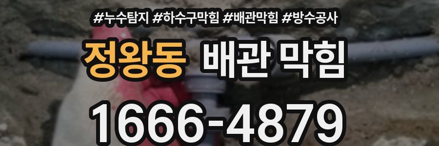 정왕동 배관 막힘