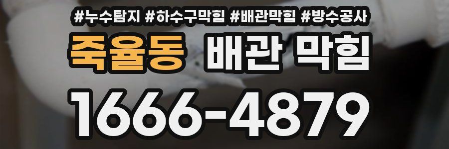 죽율동 배관 막힘