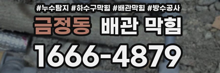 금정동 배관 막힘