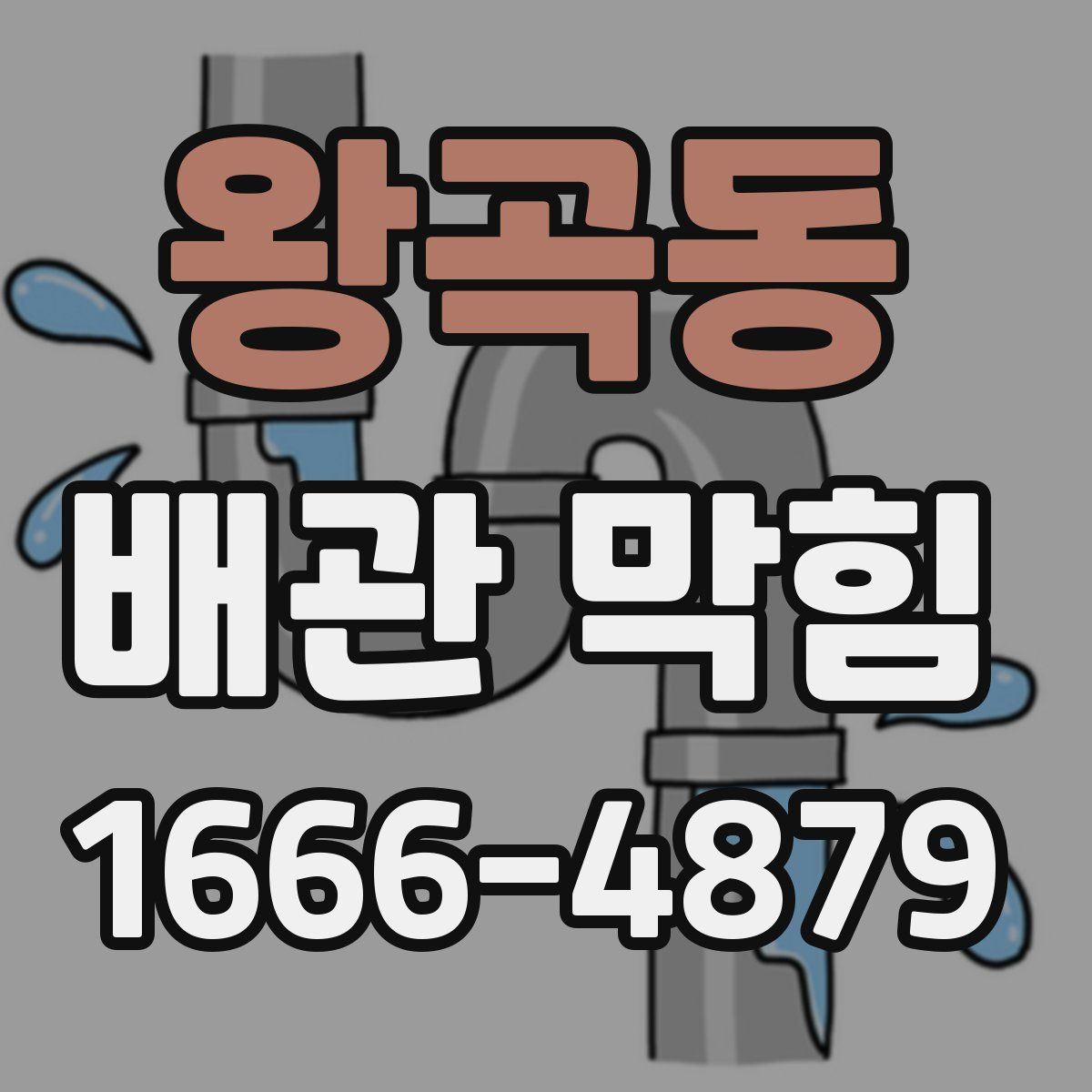 왕곡동 배관 막힘
