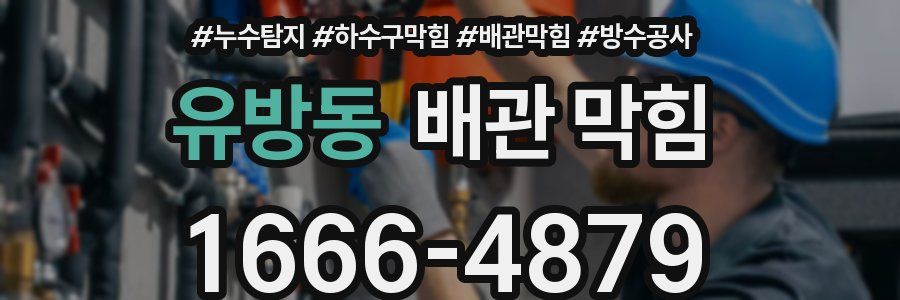 유방동 배관 막힘