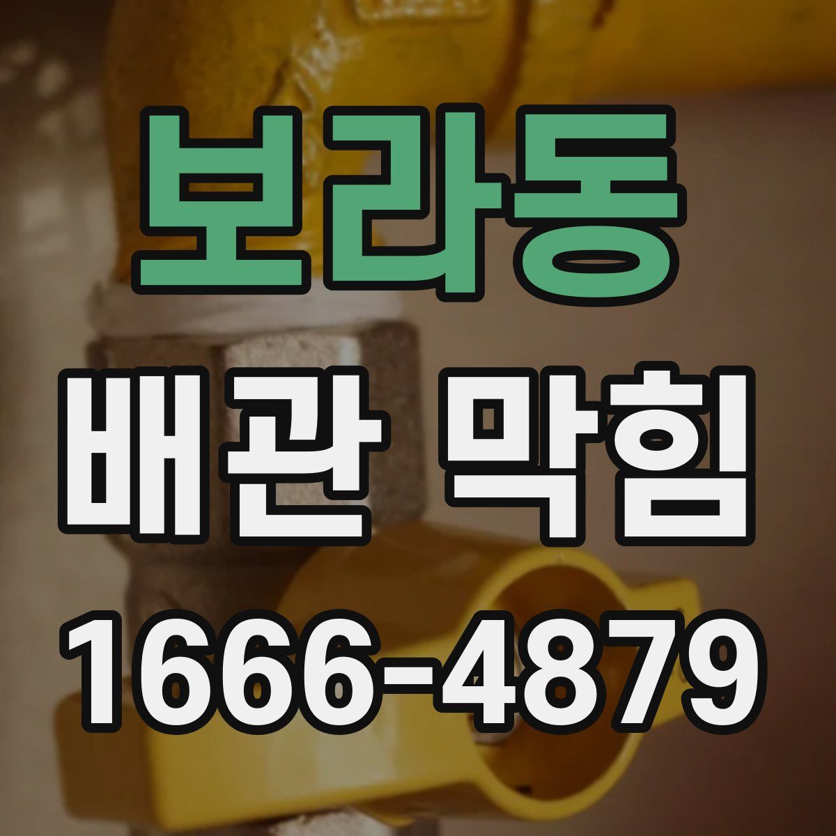 보라동 배관 막힘