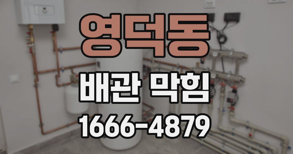 영덕동 배관 막힘