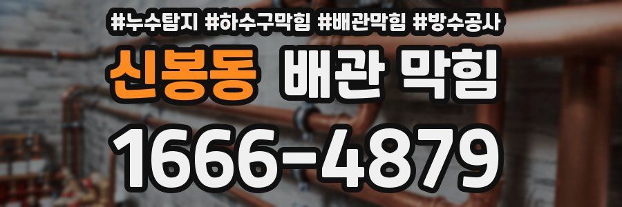 신봉동 배관 막힘