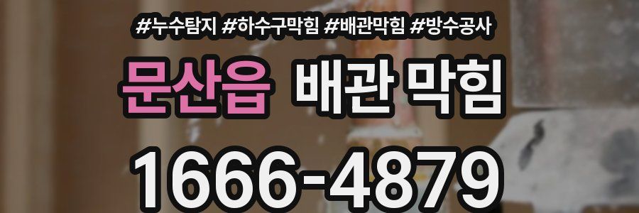 문산읍 배관 막힘