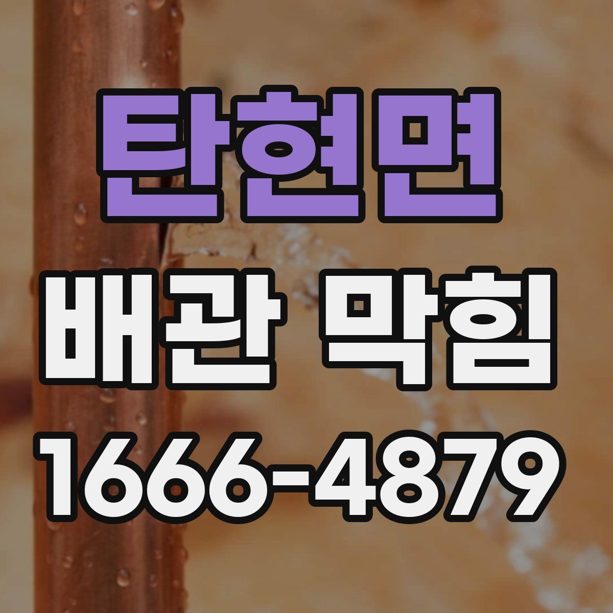 탄현면 배관 막힘