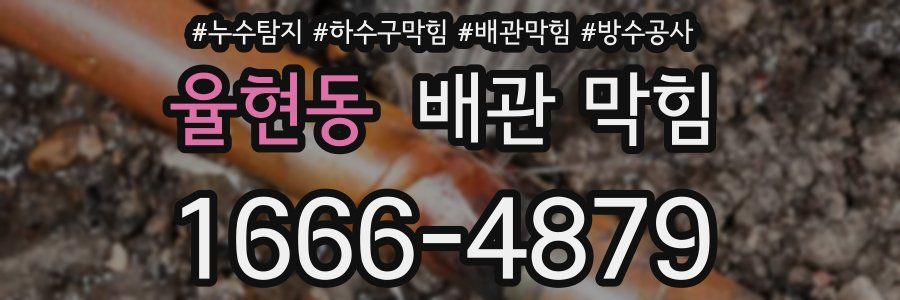 율현동 배관 막힘
