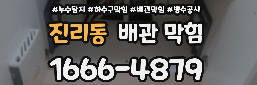 진리동 배관 막힘