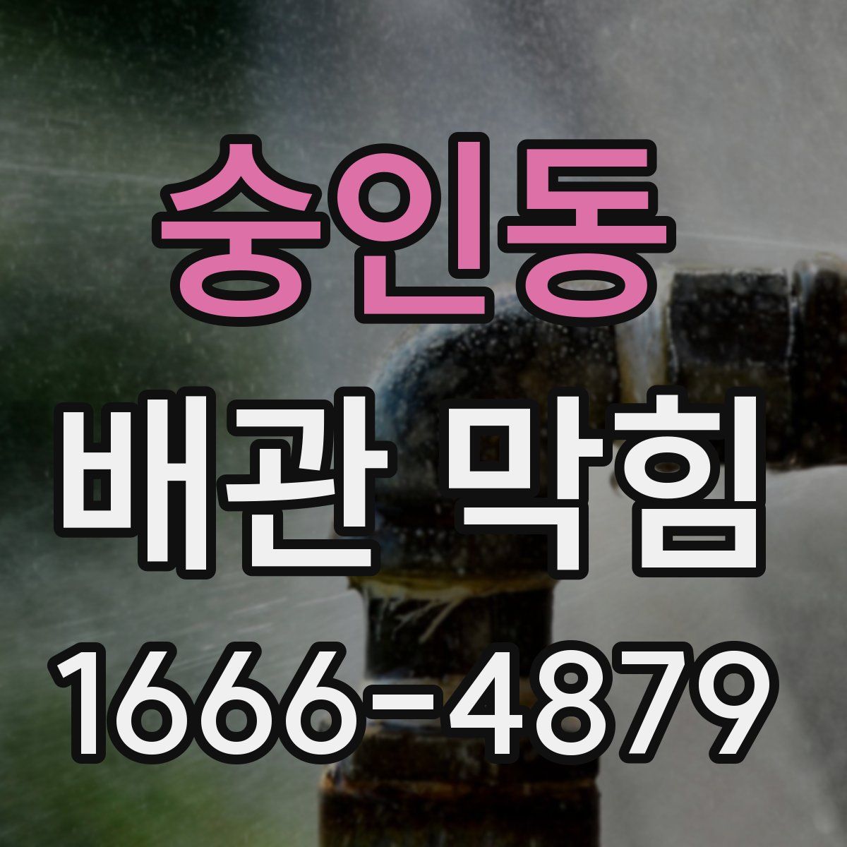 숭인동 배관 막힘