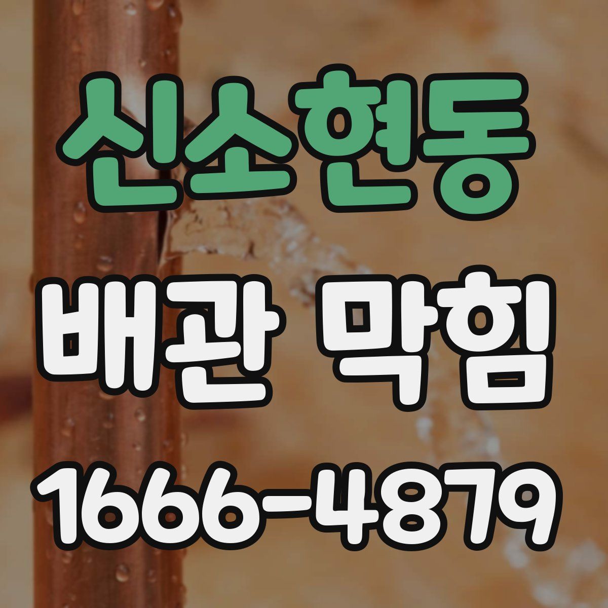 신소현동 배관 막힘