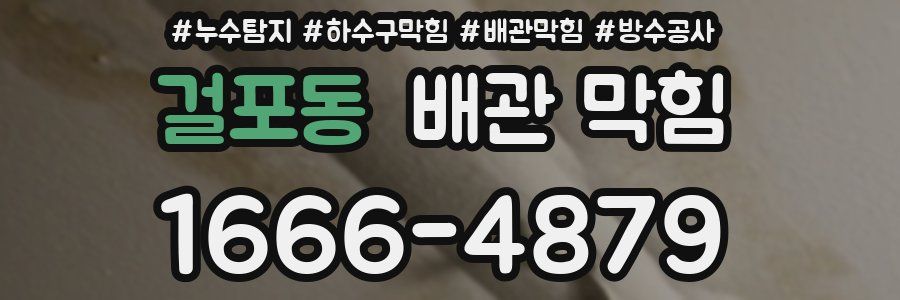 걸포동 배관 막힘