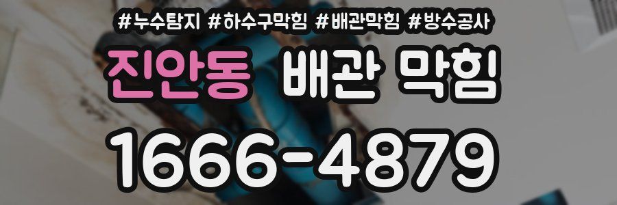 진안동 배관 막힘