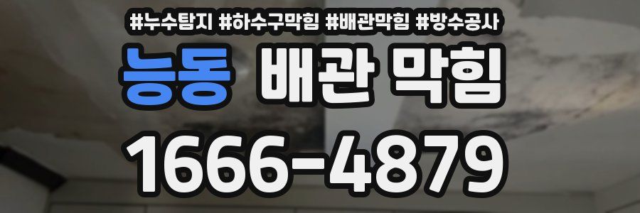 능동 배관 막힘