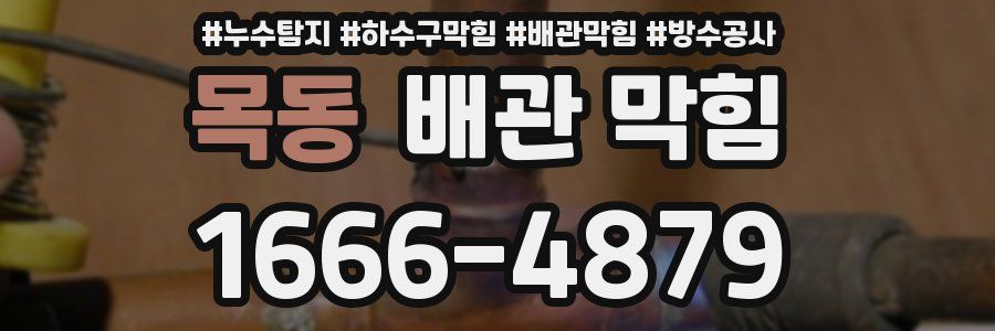 목동 배관 막힘