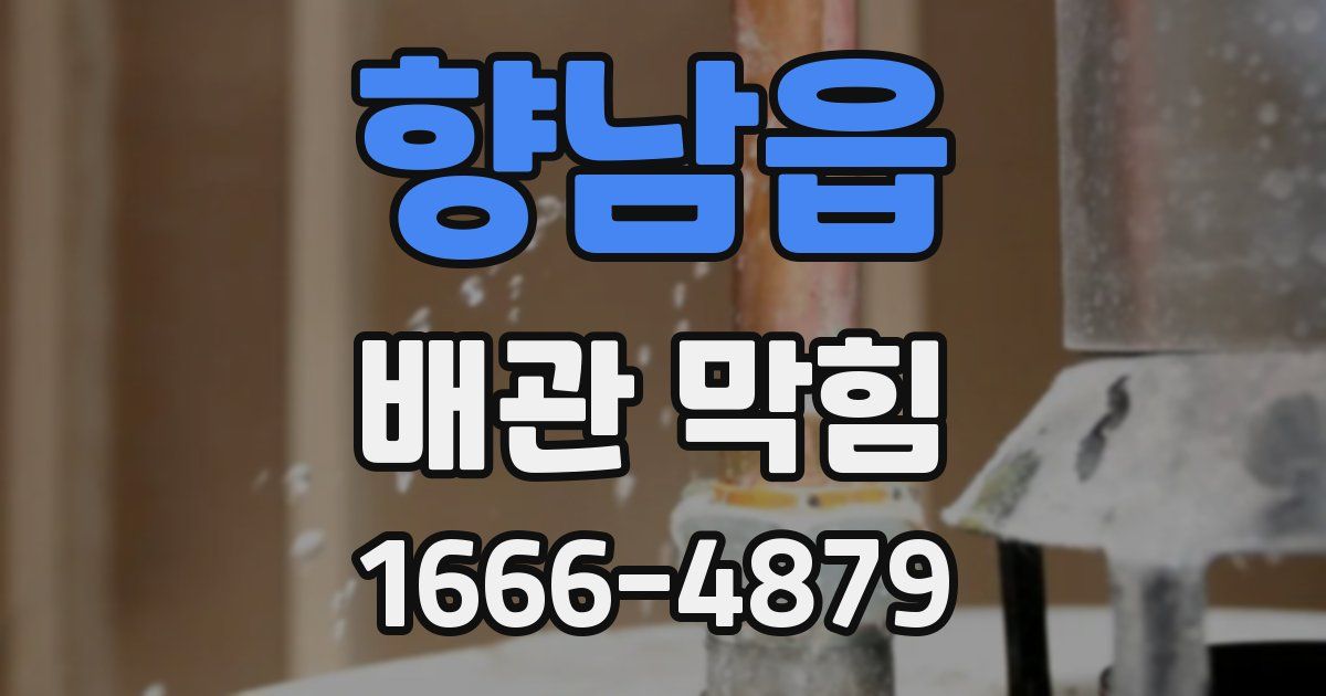 향남읍 배관 막힘