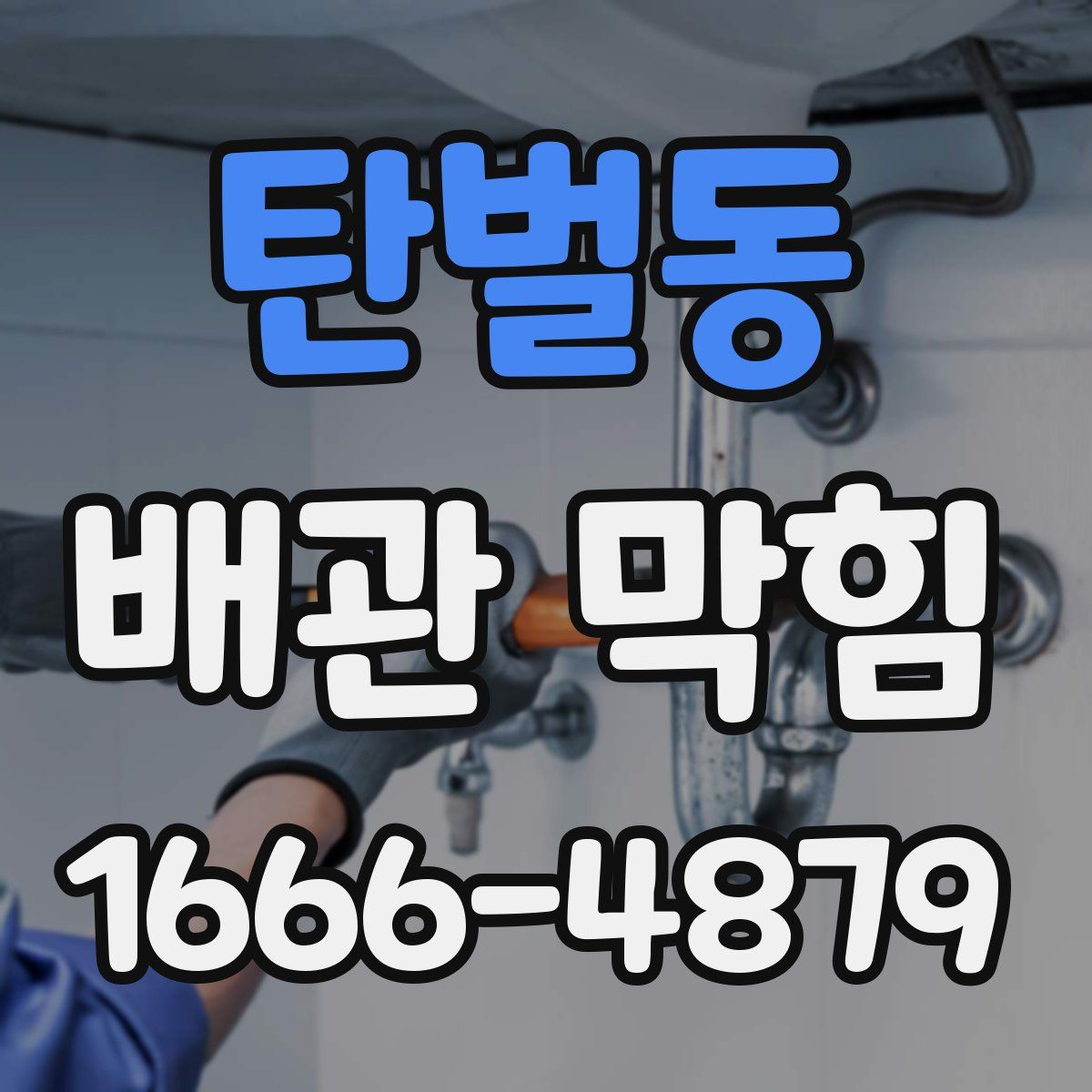 탄벌동 배관 막힘