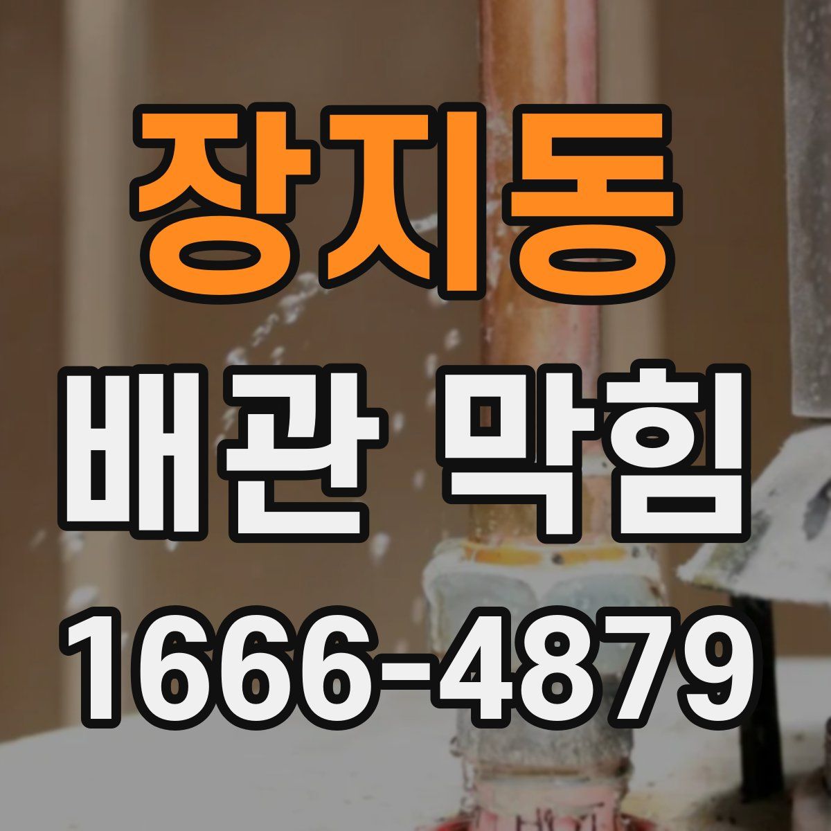 장지동 배관 막힘