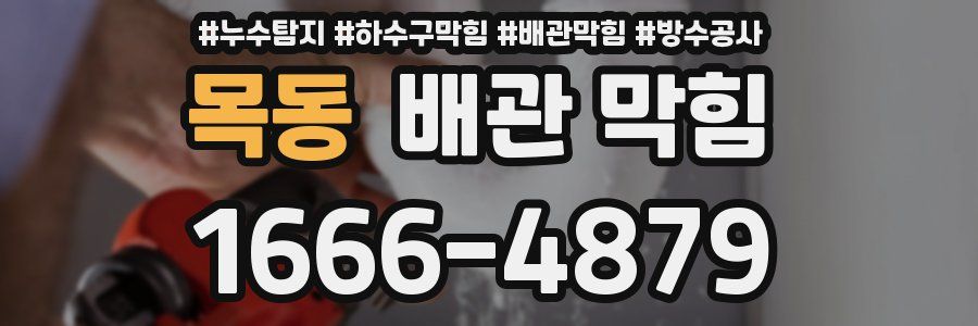 목동 배관 막힘