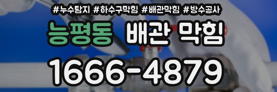 능평동 배관 막힘