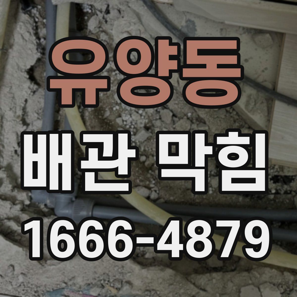 유양동 배관 막힘