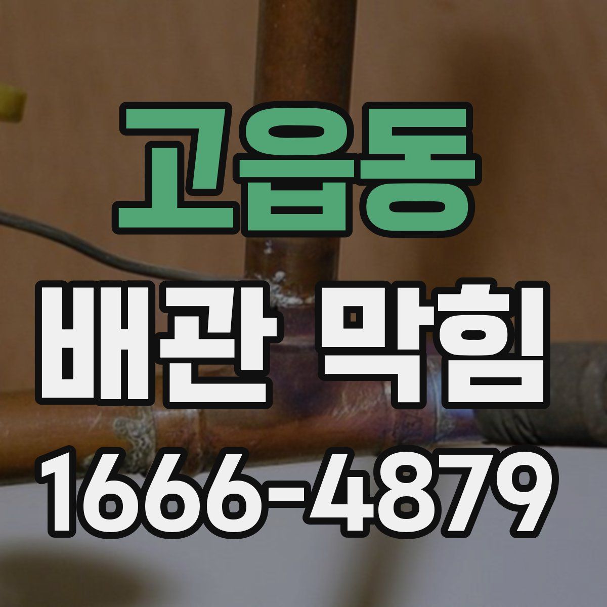 고읍동 배관 막힘