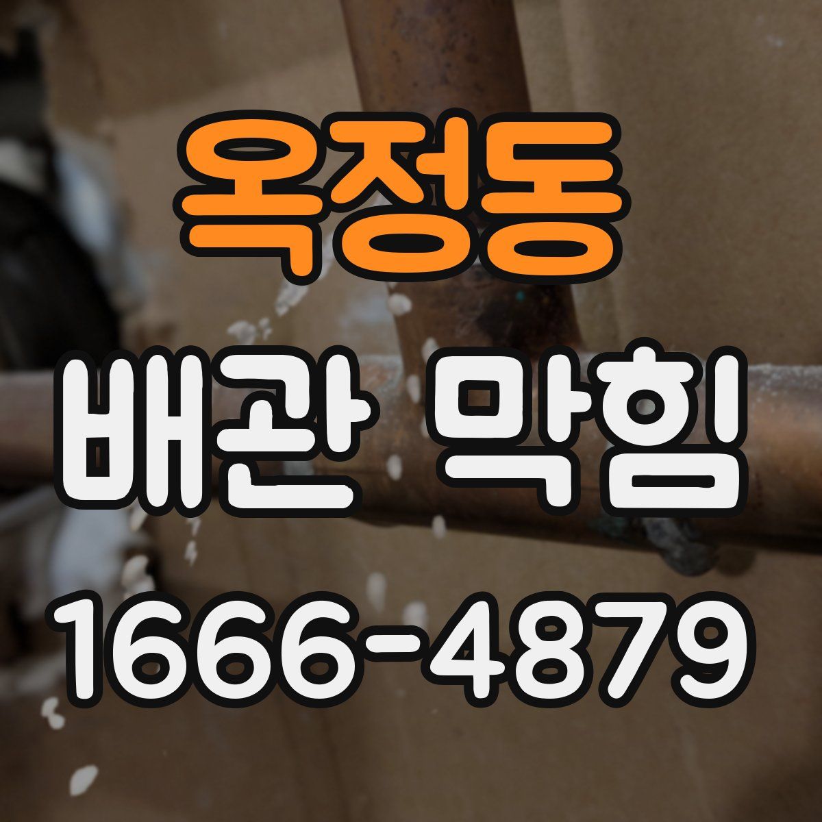 옥정동 배관 막힘