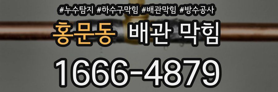 홍문동 배관 막힘