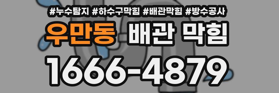 우만동 배관 막힘